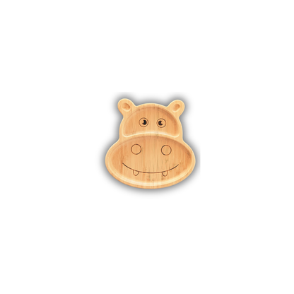 Bamboo Animal Suction Plate