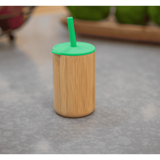 Bamboo Baby Sippy Cup with Straw