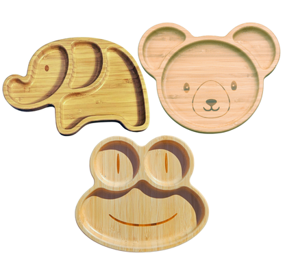 Bamboo 3-Plate Set