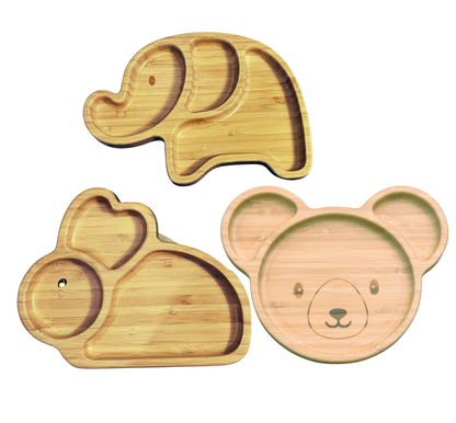 Bamboo 3-Plate Set