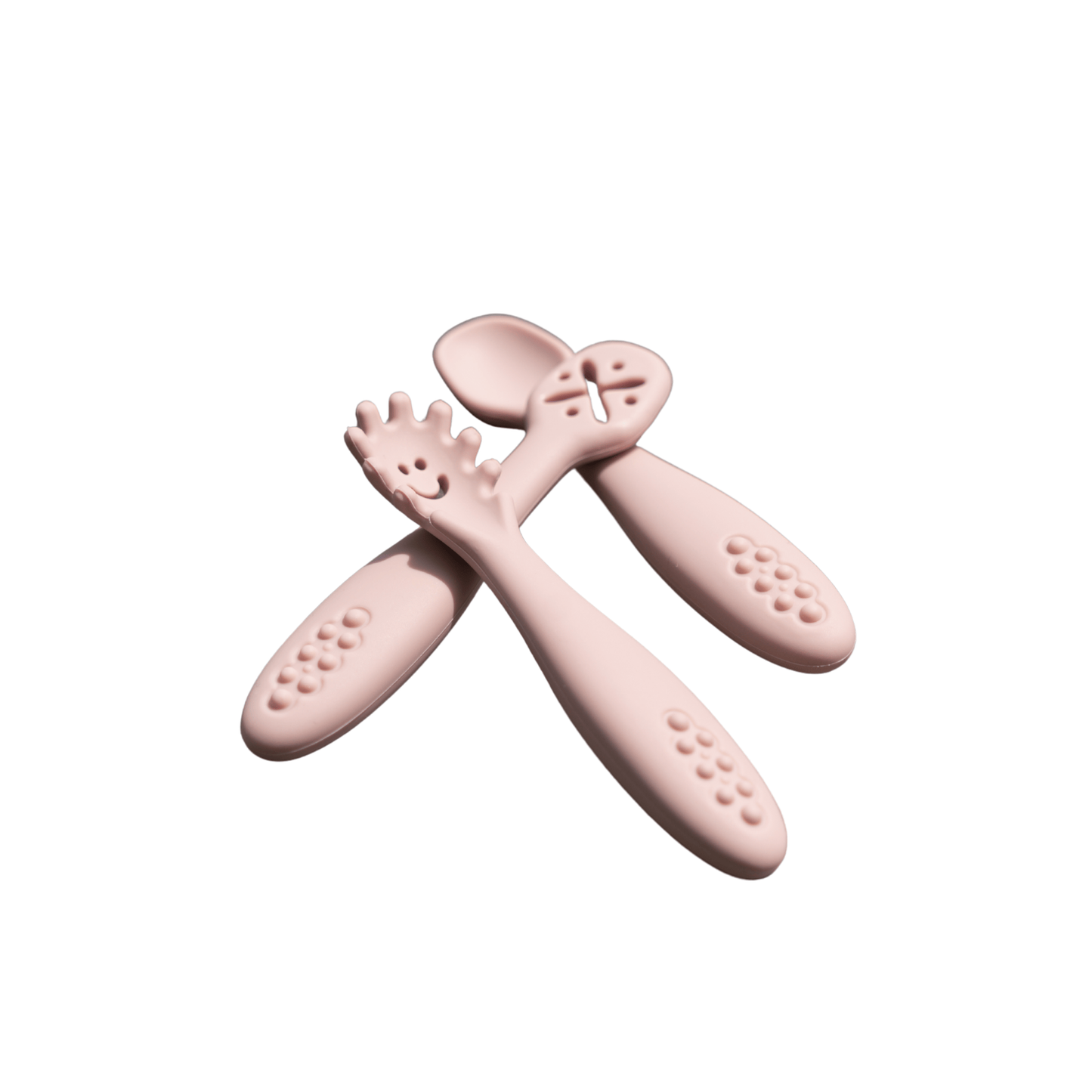 Silicone Baby 3-Pc Utensil Set