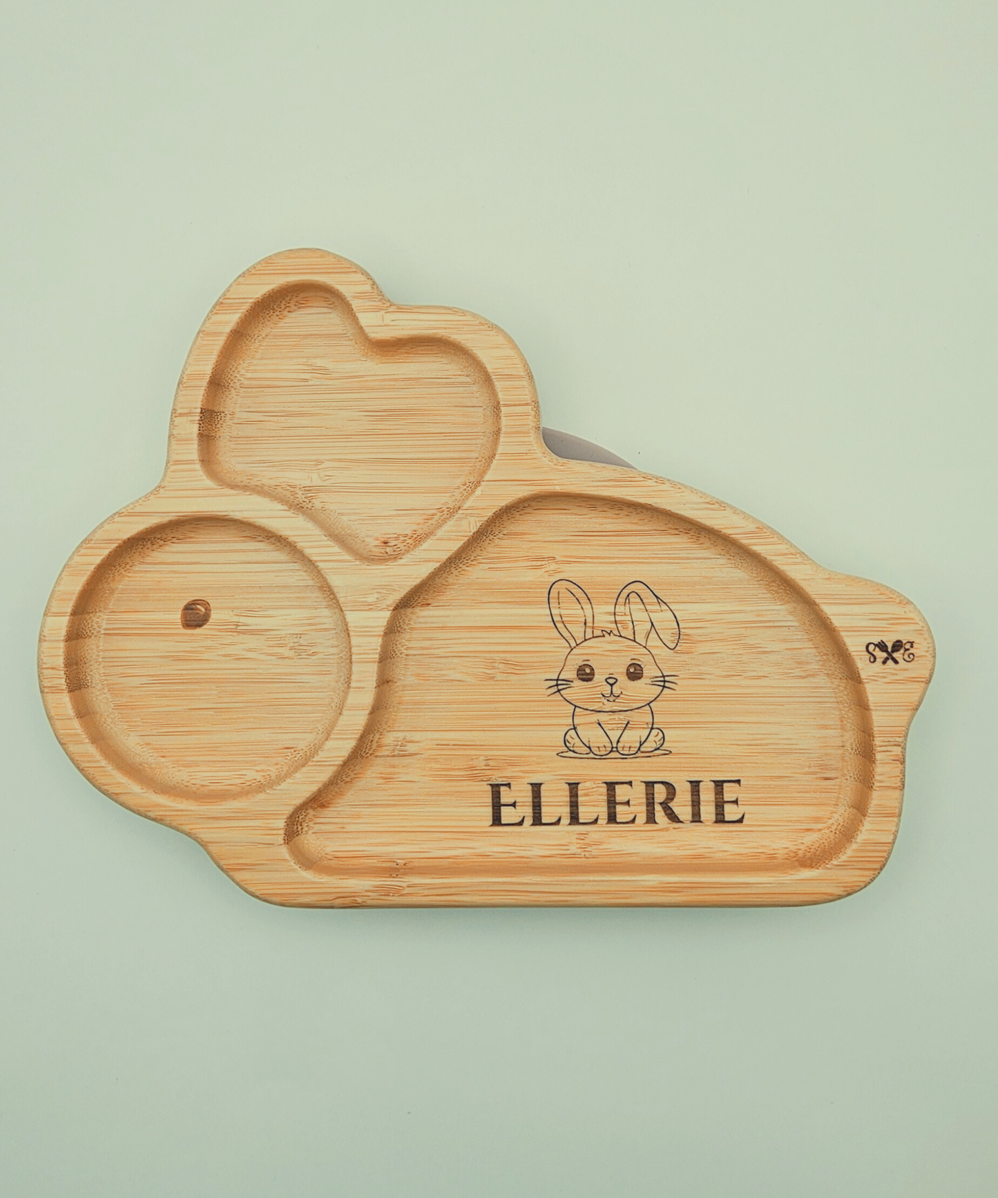 Personalized Bamboo Plate