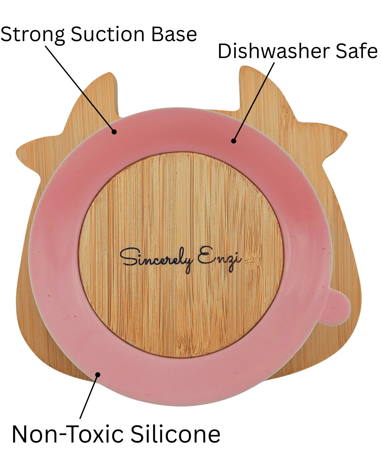 Personalized Bamboo Bowl with Utensils